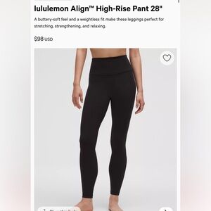Lululemon leggings